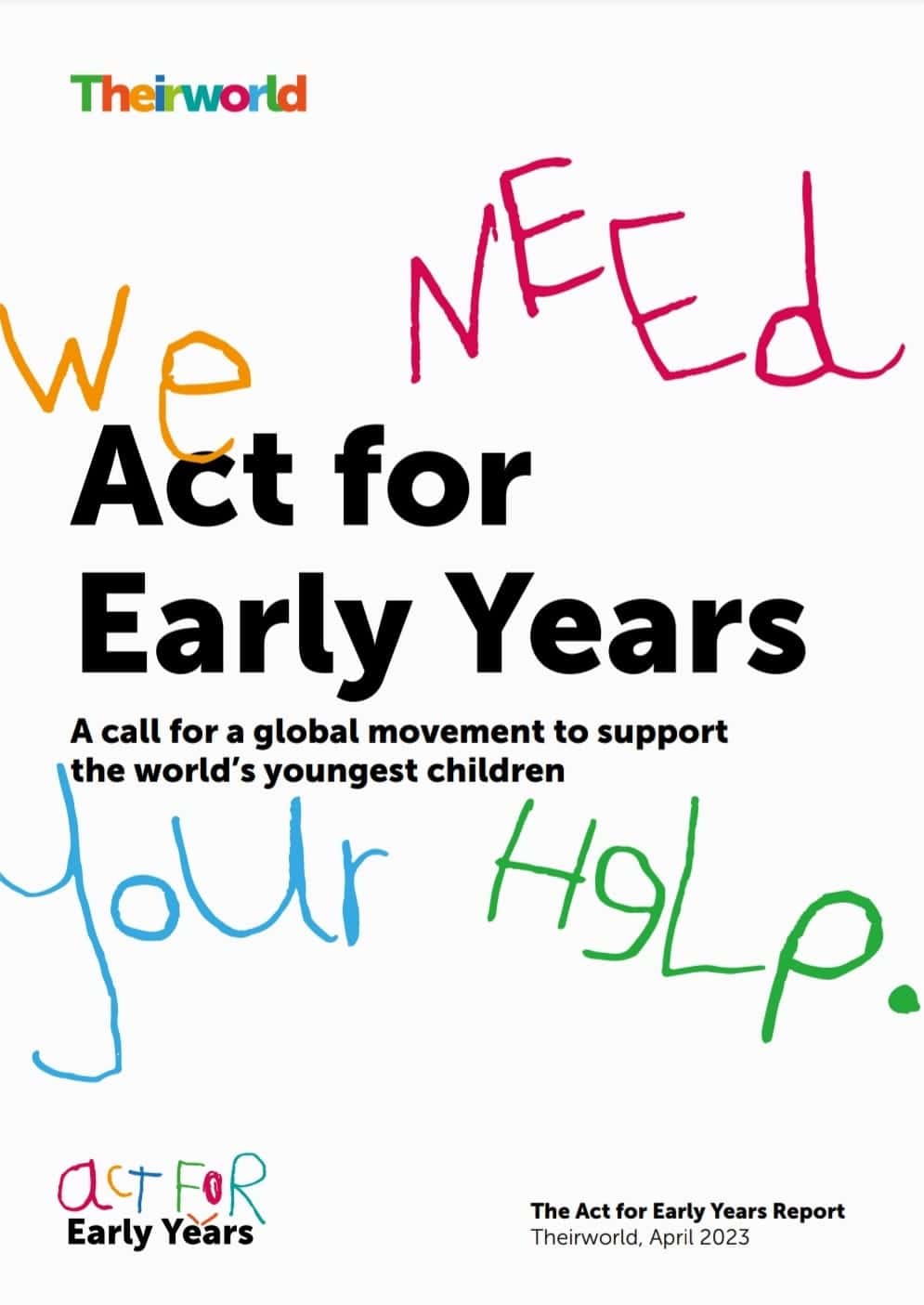 Act for Early Years report cover